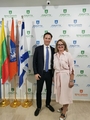 <p>Photo from left: Honorary Consul of the Republic of Lithuania in Israel Shai Schnitzer and Director of Birstonas Tourism Information Center Rūta Kapačinskaitė</p>
