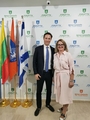 <p>Foto von links: Honorarkonsul der Republik Litauen in Israel Shai Schnitzer und Direktorin des Tourismusinformationszentrums Birstonas Rūta Kapačinskaitė</p>
