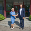 <p>Der Verkehrsminister besuchte Bir&scaron;tona. Foto Ramutis Gustaitis</p>
