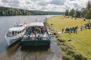 <p>The passenger ship pier was officially opened in Bir&scaron;tonas on Sunday</p>
