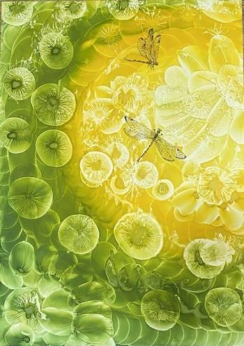 Dailės darbų parodos „Skrydis į visatą“ pristatymas