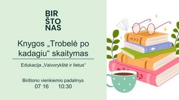 Audio czytanie książki Aldony Puišytė „Chata pod jałowcem”, rozmowa. Edukacja „Tęcza i deszcz”