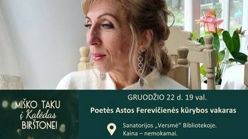 Dzejnieces Astas Ferevičienes daiļrades vakars