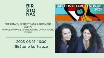 „BGF“ gitarų orkestro ir LAGRIMOSA BELTÁ koncertas