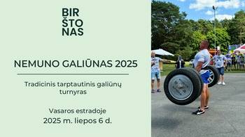 Starptautiskais tradicionālais spēkavīru turnīrs "Nemunas galiūnas 2025"