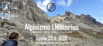 Pėsčiųjų žygis „Alpinizmo LMNtorius“