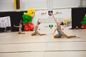 Aerobic-Gymnastikwettbewerb „Cup der Sportzentren Birštonas und Marijampolė“
