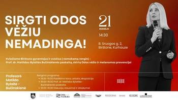 The free lecture is dedicated to the prevention of skin cancer and melanoma