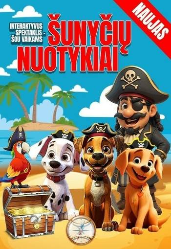 Interaktyvus spektaklis vaikams „Šunyčių nuotykiai“