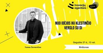 Paskaita „Nuo idėjos iki klestinčio verslo su DI“