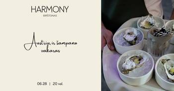 Austrių ir šampano vakaras