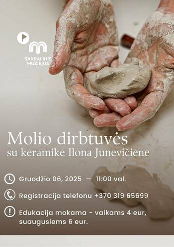 Мастер-класс по глиняной работе с керамистом Илоной Юневичене