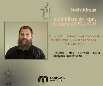 Susitikimas su biblistu dr. kun. Algirdu Akelaičiu