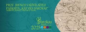 Prof. Irēnas Vaišvilaites lekcija "Kas ir baroks?"