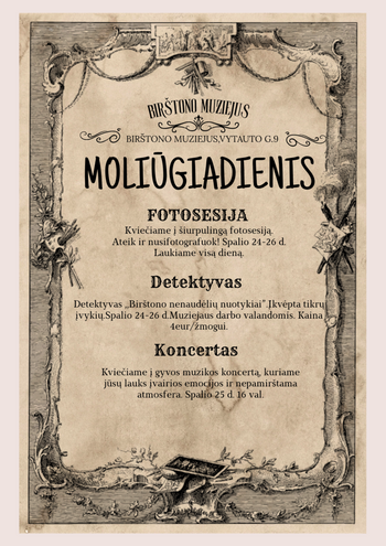 Ķirbju diena Birštonas muzejā