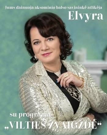 Atlikėjos Elvyros estradinis koncertas „Vilties žvaigždė“