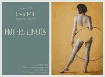 Eva Mili's painting exhibition "Woman's Lines"