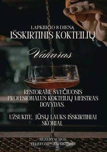 Exclusive cocktail evening