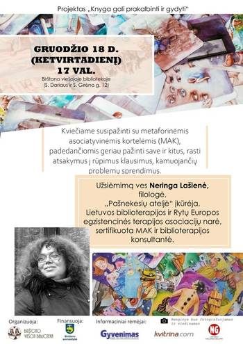 Pažintis su metaforinėmis asociatyvinėmis kortelėmis (MAK)