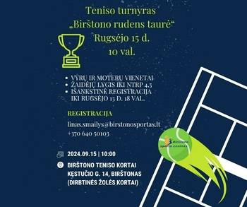Teniso turnyras „Birštono rudens taurė“