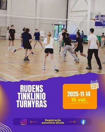 Autumn volleyball tournament