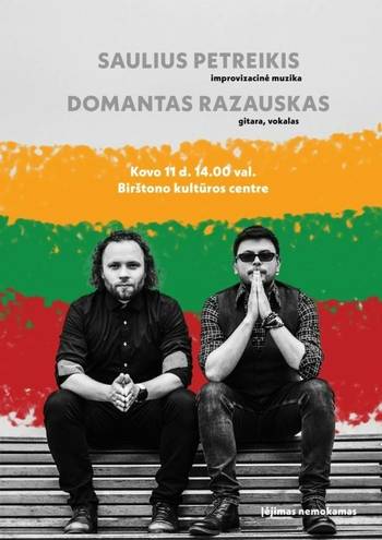 Domanta Razauska un Sauļus Petreiķa koncerts