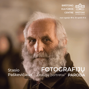 Fotoausstellung „Porträts von Freunden“ von Stasys Paškevičius