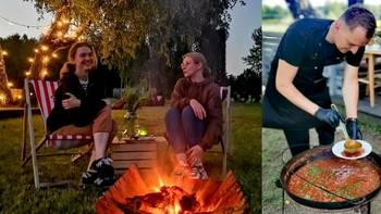 Maistas gamtoje. Troškinys ant laužo l 18:00