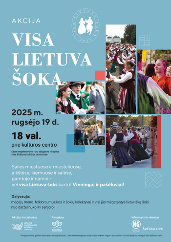 Ethnokulturelle Kampagne „Ganz Litauen tanzt 2025“
