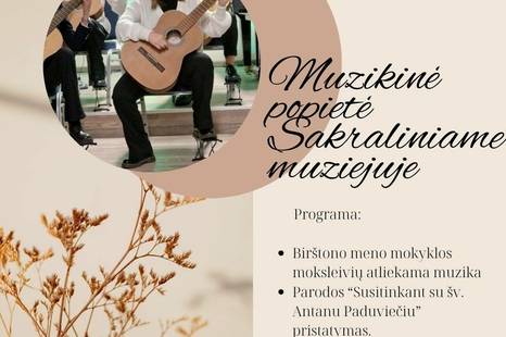 Muzikāla pēcpusdiena Sakrālajā muzejā