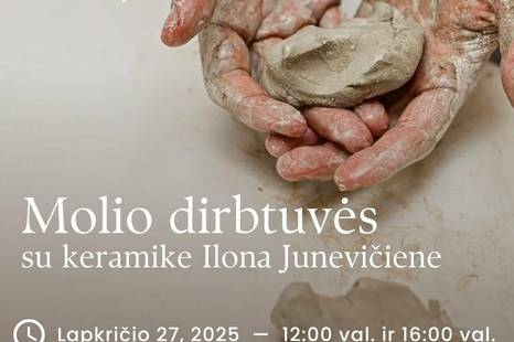  Molio dirbtuvės su keramike Ilona Junevičiene