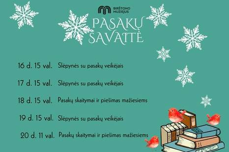 Pasaku nedēļa Birštonas muzejā