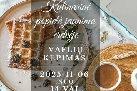 Kulinarne popołudnie w przestrzeni młodzieżowej „Pieczenie Gofrów”