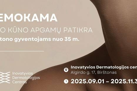 Birsztończycy! Bezpłatne badanie całego ciała w kierunku pieprzyków od 35. roku życia.